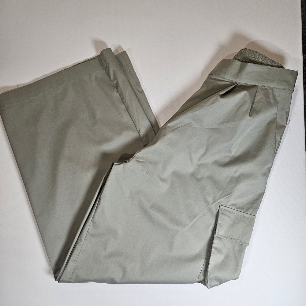 House Of Harlow Windbreaker Pants Womens Large Wide Leg